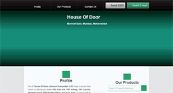 Desktop Screenshot of houseofdoor.com